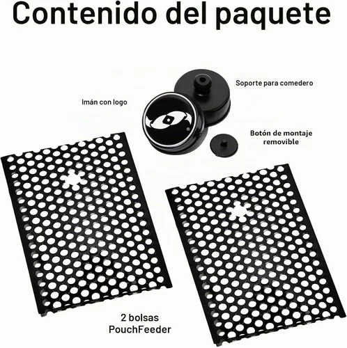 Vista 5 de Two Little Fishies PouchFeeder Magnetic Aquarium Pastoreo Bolsa