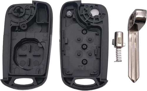 Vista 6 de Funda de repuesto plegable sin cortar para llavero Kia Soul Rio 2009-2014