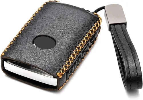 Vista 2 de Vitodeco Funda protectora de cuero para llave a distancia compatible con Mazda 3, Mazda 6, CX-5, CX-50, CX-3, CX-30, CX-9, CX-90, CX-70, 4 botones