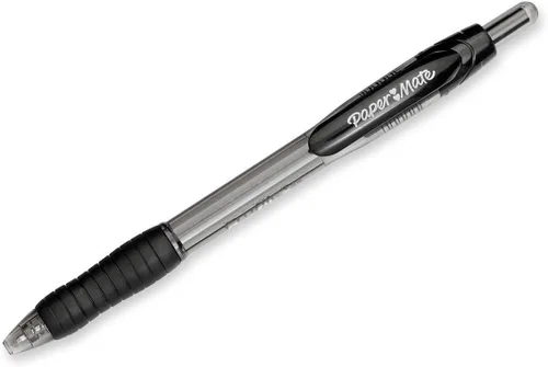 Vista 2 de Paper Mate Profile - Bolígrafos retráctiles, 0.059 pulgadas, punta gruesa, 6 unidades (negro)
