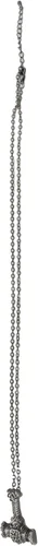 Vista 4 de Ebros Gift Legend of Asgard - Collar de estaño con dije de martillo vikingo, mitología nórdica vikinga, Mjolnir Thor Odinson, Fantasía, Odin Frigga