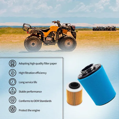 Vista 7 de TIANYAN Filtro de aire 0800-112000+kits de filtro de aceite 0800-011300 para CFMoto ZForce 800 EX SSV Trail EPS Sport 2015-2019; UForce 500 800 EX