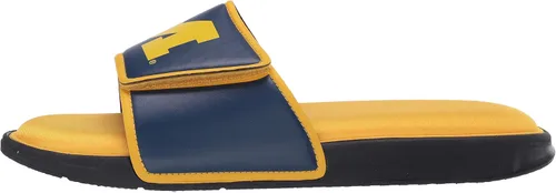 Vista 275 de FOCO Sandalias deportivas de espuma para ducha con logotipo de equipo universitario de la NCAA para hombre
