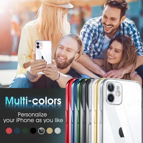 Vista 706 de Supdeal Funda cristalina transparente para iPhone 11, [No se amarillea] [Protección de la cámara] [Probado contra caídas de grado militar] Funda