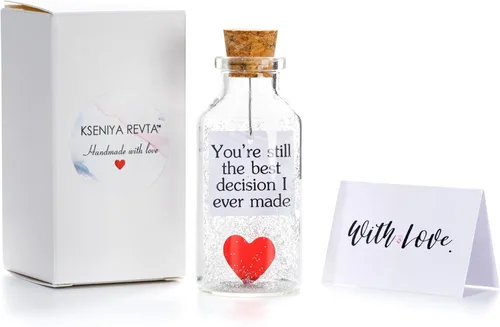 Vista 19 de Regalo de aniversario para mujeres y hombres, regalo romántico para el Día de San Valentín, para novio, novia, esposa o marido