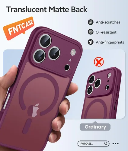 Vista 188 de FNTCASE Funda para Motorola Moto G-Stylus-5G-2025: Funda magnética translúcida mate a prueba de golpes para Moto G Stylus 2026, funda protectora