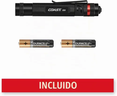 Vista 3 de Minilinterna para inspección Coast Cutlery Company G19, color negro