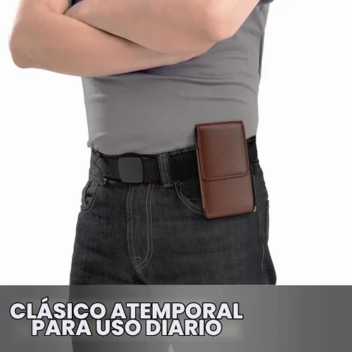 Vista 3 de DeBin Funda para iPhone 16 16e 16pro 15 15 Pro, 14, 14 Pro, 13, 13 Pro, 12 Pro, 12, 11, XR Funda para cinturón con clip giratorio Funda