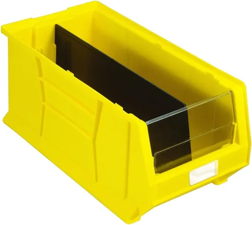 Vista 3 de Quantum Storage QUS950 - Contenedor apilable de plástico para Hulk, 23-7/8 x 8-1/4 x 7 pulgadas, paquete de 6 Azul