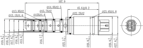 Vista 7 de Electroválvula de control del compresor de CA para TOYOTA Corolla 2009-2010 1.8L 2.4L Camry RAV4,válvula de presión del compresor