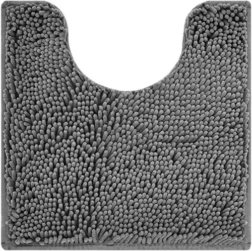 Vista 22 de Reyox Tapete de baño de felpilla, tapetes para inodoro en forma de U, tapete de baño de felpa suave, absorbente y peludo, tapete de contorno
