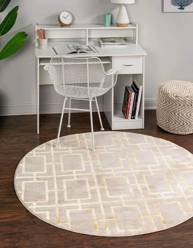 Vista 21 de Marilyn Monroe Glam Collection - Alfombra decorativa (2' x 3' 1" Rectángulo Negro y Oro)
