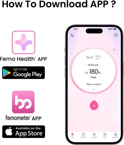 Vista 5 de Femometer Tiras reactivas de ovulación solo para Ivy-103, paquete de 20 tiras de prueba LH para mujeres, tiras de prueba de fertilidad, impulsadas