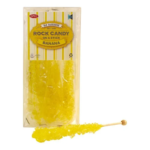 Vista 96 de Palitos de caramelo de roca extragrandes: 12 paletas de cereza rosa – envueltas individualmente – Palitos de caramelo de roca de cristal