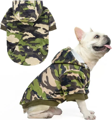 Vista 22 de BEAUTYZOO Sudaderas con capucha para perros, para perros pequeños, medianos y grandes, niñas y niños - Calidad premium, ultra suave, ajuste cómodo