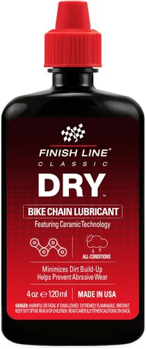 Vista 4 de Finish Line Dry Chain Lubricante Squeeze Bottle 128 fl oz Jarra de 1 galón