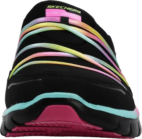 Vista 2 de Skechers - Tenis deportivos estilo mule con aire para mujer para poner y quitar