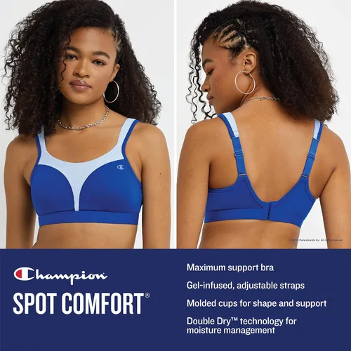 Vista 6 de Champion Women's Spot Comfort Full Support Sports Bra (Retired Colors)