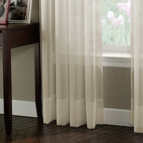 Vista 4 de Curtainworks 1Q804004OY Soho Voile Cortina Panel 1Q804004OY, 144", Oyster