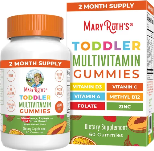 Vista 10 de MaryRuth Organics Vitaminas para niños Multi Sin azúcar Suministro para 2 meses Gomitas multivitamínicas para niños de 2 años en adelante