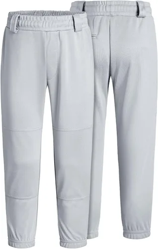 Vista 3 de QBK 2T3T4T5T Pantalones de béisbol para niños pequeños, pantalones de sóftbol para niños, pantalones de pelota para niño y niña