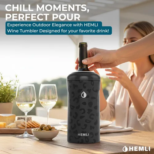 Vista 9 de Funda Aislante Refrigeradora para Botellas de Vino, Mantiene el Vino y el Champán Fríos durante 12 Horas, Enfriador de Botellas de Vino Aislado al