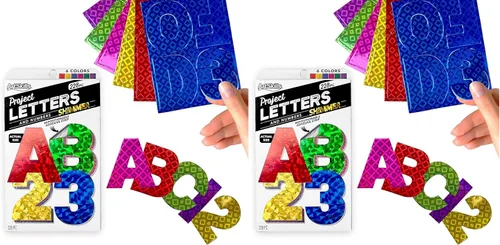 Vista 11 de ArtSkills Letras de póster de 2.5 pulgadas para proyectos de tableros de pósteres, tablones de anuncios de aula, suministros para hacer letreros