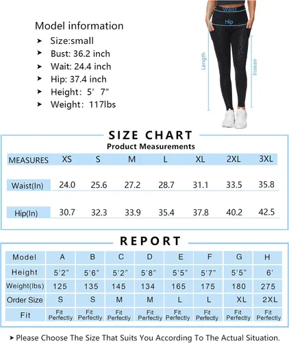 Vista 7 de The Gym People Pantalones deportivos gruesos de tiro alto, con bolsillos y control de abdomen, leggings para entrenar, correr, hacer yoga, para mujer