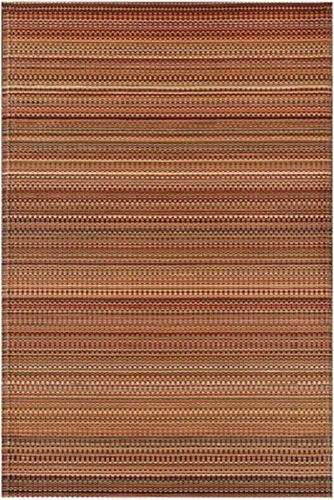 Vista 21 de Mad Mats® Alfombra geométrica para exteriores, tapete de plástico reversible (4 x 6 pies, tejido de cesta, piedra blanca)