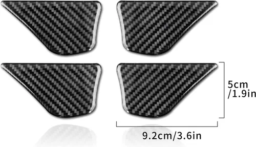Vista 2 de Adhesivos de fibra de carbono para Mercedes Benz, accesorios para Mercedes Benz, accesorios para Mercedes Benz, W205, Clase C, C180, C200, C300