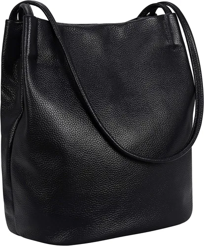 Vista 51 de Iswee - Bolsos de cuero genuino, diseño de hombro Hobo, bolsos para mujer