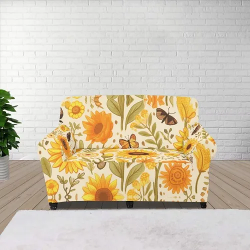 Vista 33 de ZOUTAIRONG Fundas elásticas para sofá con estampado de ramas de camuflaje 3D para sofá, funda para muebles de un solo cojín, decoración del hogar u