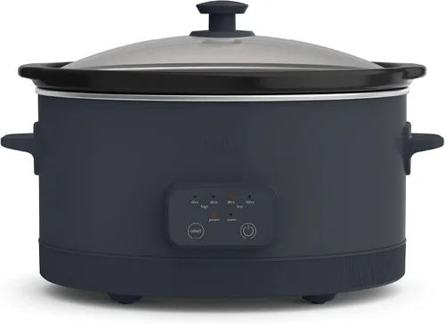 Vista 10 de bella Olla de cocción lenta programable de 6.0 cuartos de galón, revestimiento antiadherente de cerámica, temperatura ajustable y tiempos