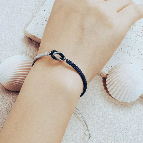Vista 44 de Pulseras hechas a mano, pulseras para mujeres y hombres, pulsera ajustable con inicial, regalos de joyería para mamá, esposa, novia, ella, amigos