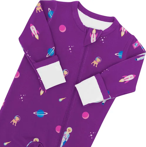 Vista 17 de KYTE BABY Pies unisex con cierre de cremallera, rayón hecho de bambú, 0-24 meses