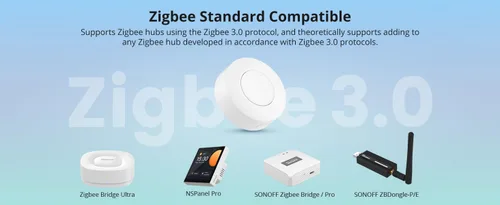 Vista 5 de Interruptor Zigbee SONOFF, SNZB-01P Botón de Pulsión Inalámbrico, Soporta la Creación de Escenas Inteligentes, Activa los Dispositivos Conectados
