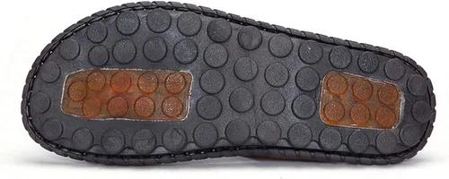 Vista 5 de OHCHSH - Sandalias de piel para hombre