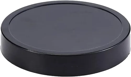 Vista 4 de 4 tapas planas para tapa Magic Bala, piezas de repuesto para licuadora Magic Bull, tapa de plástico negro compatible con vasos Magic Bullet de 250 W