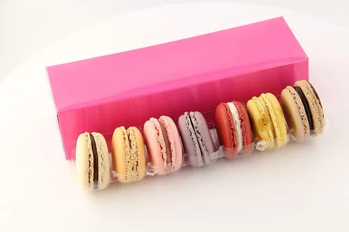 Vista 6 de PacknWood 210MACINS7 - Inserto largo transparente para 7 macarons - 8.4 x 2.4 x 0.8 pulgadas, 44; paquete de 150
