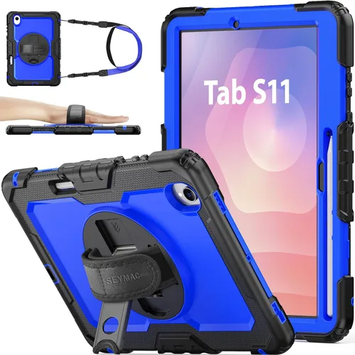 Vista 14 de SEYMAC stock Funda para Samsung Galaxy Tab S10 Lite / S10 FE / S9 FE 5G / S9 Funda para Tableta 10.9''/ 11'' Protectora con Protector de Pantalla