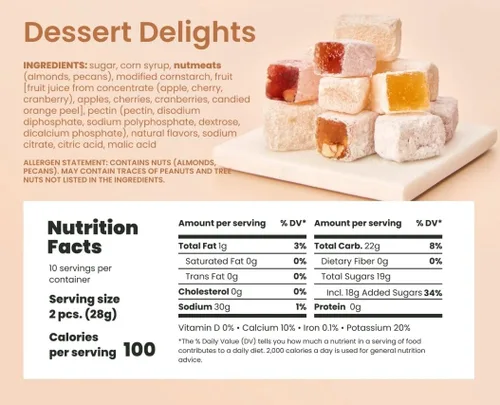 Vista 2 de Liberty Orchards Delicias de frutas y delicias de postres, paquete de 20 onzas