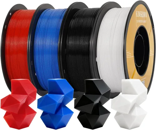 Vista 35 de Kingroon Paquete de filamento PLA de alta velocidad para impresora 3D de 1.75 mm, filamento rápido para impresora 3D para impresión hiper rápida