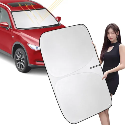 Vista 20 de Parasol para parabrisas de automóvil para bloquear los rayos UV, protector de visera solar, parasol para ventana delantera compatible con Bronco 2/4