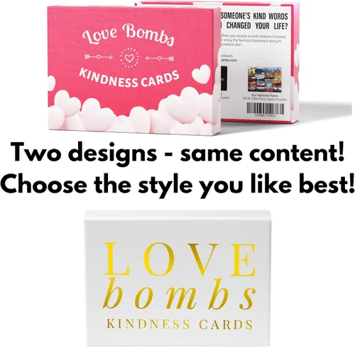 Vista 7 de Better Me Love Bombs - Tarjetas de bondad – 111 tarjetas de agradecimiento y agradecimiento, notas de amor para él y ella, regalos simplemente