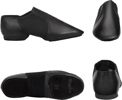 Vista 3 de Zapatos de jazz con suela dividida para mujer y hombre