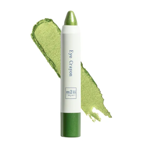 Vista 15 de M2U NYC Lápiz de sombra de ojos ultra cremoso (borgoña) Crema brillante en lápiz – Lápiz iluminador de ojos hidratante en barra e iluminador