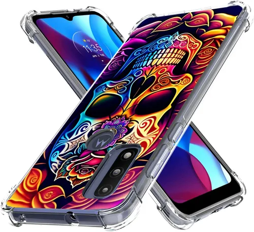 Vista 4 de Funda para Moto G Pure/Moto G Power 2022/Moto G Play 2023, funda protectora de cuerpo completo de TPU resistente a los arañazos para Motorola G Pure