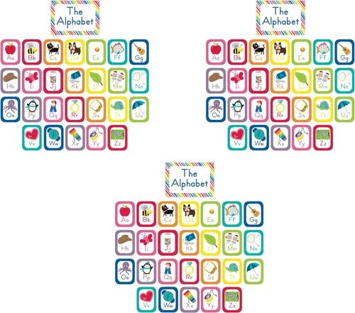 Vista 18 de Schoolgirl Style Juego de tablones de anuncios decorativos Just Teach (110392), multicolor