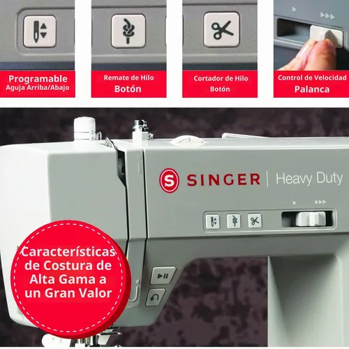 Vista 8 de Singer Máquina de coser computarizada resistente HD6600
