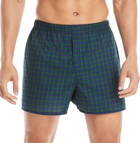Vista 3 de Hanes Ultimate Men's Big Tartan Boxers, 5-Pack